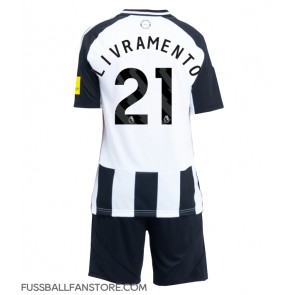 Newcastle United Tino Livramento #21 Replik Heimtrikot Kinder 2024-25 Kurzarm (+ Kurze Hosen)